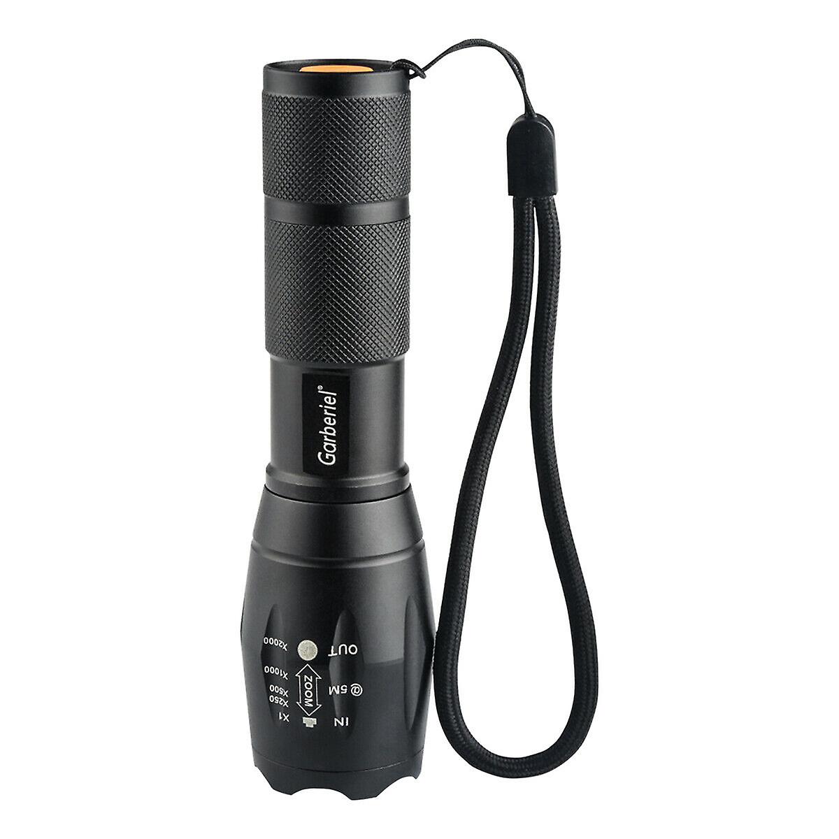 Tactical T6 Led Super Bright Zoom Flashlight Torch No Battery