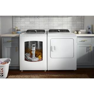 Whirlpool 4.7 - 4.8 cu. ft. Top Load Washer with 2 in 1 Removable Agitator in White WTW5057LW