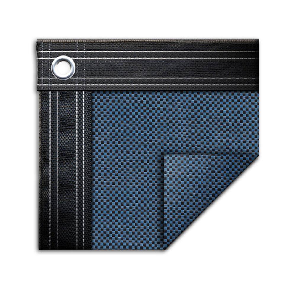 Robelle Premium Mesh XL 18 ft. x 36 ft. Rectangular Blue and Black Mesh In Ground Winter Pool Cover 421836R