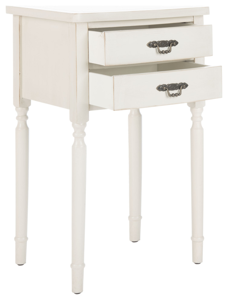 Safavieh Marilyn End Table With Storage Drawers   Traditional   Side Tables And End Tables   by Safavieh  Houzz