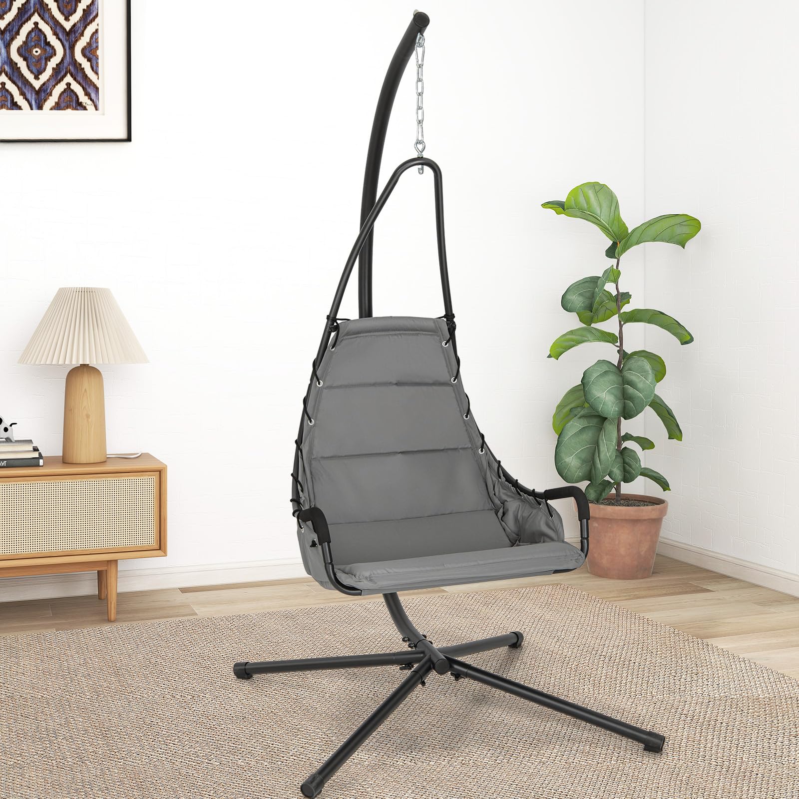 Giantex Hanging Chair with Stand