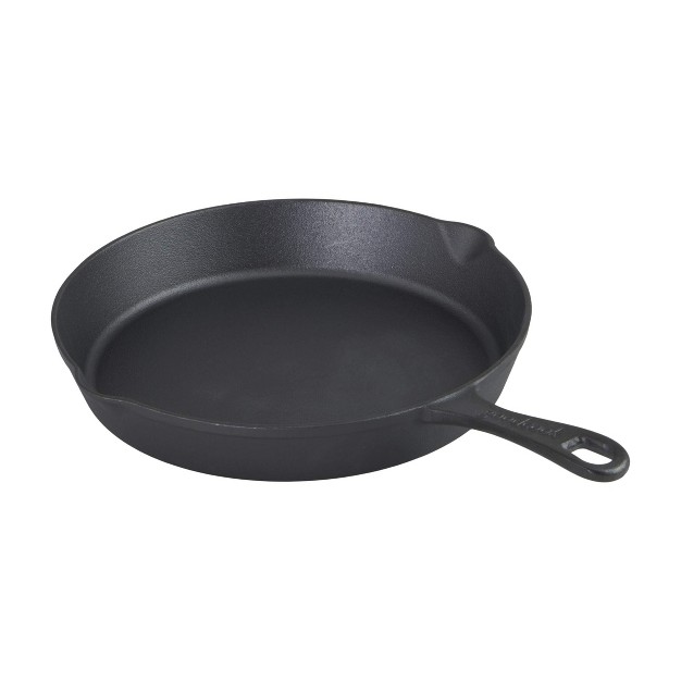 Cast Iron Skillet Pan With Rim