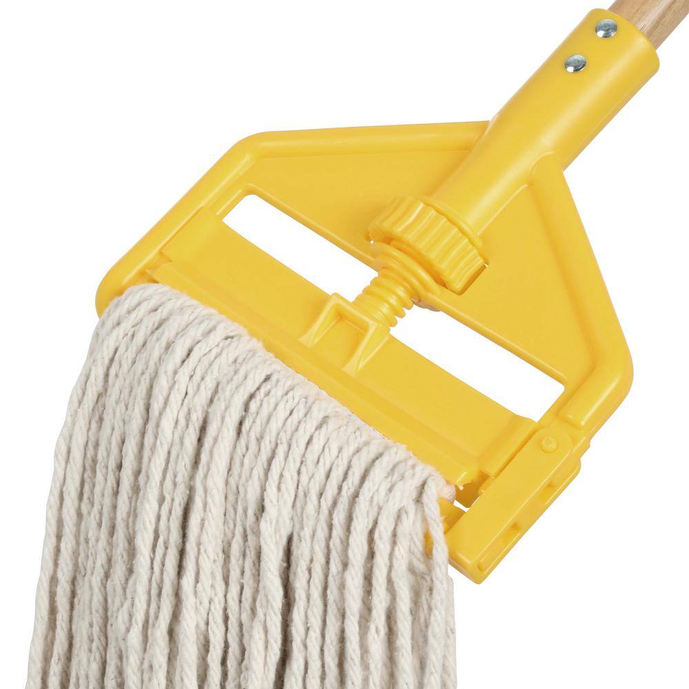 Rubbermaid Commercial Products 54 in. #16 Cotton Cut End Wet String Mop 1784739