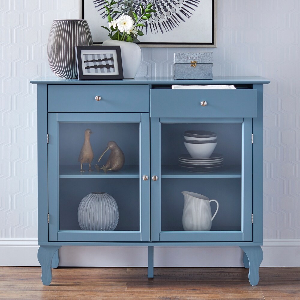 Copper Grove Rawdon Glass Front Buffet/Sideboard