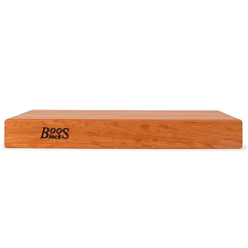 John Boos Reversible 2.25 Inch Thick Butcher Cutting Board Block， Cherry Wood