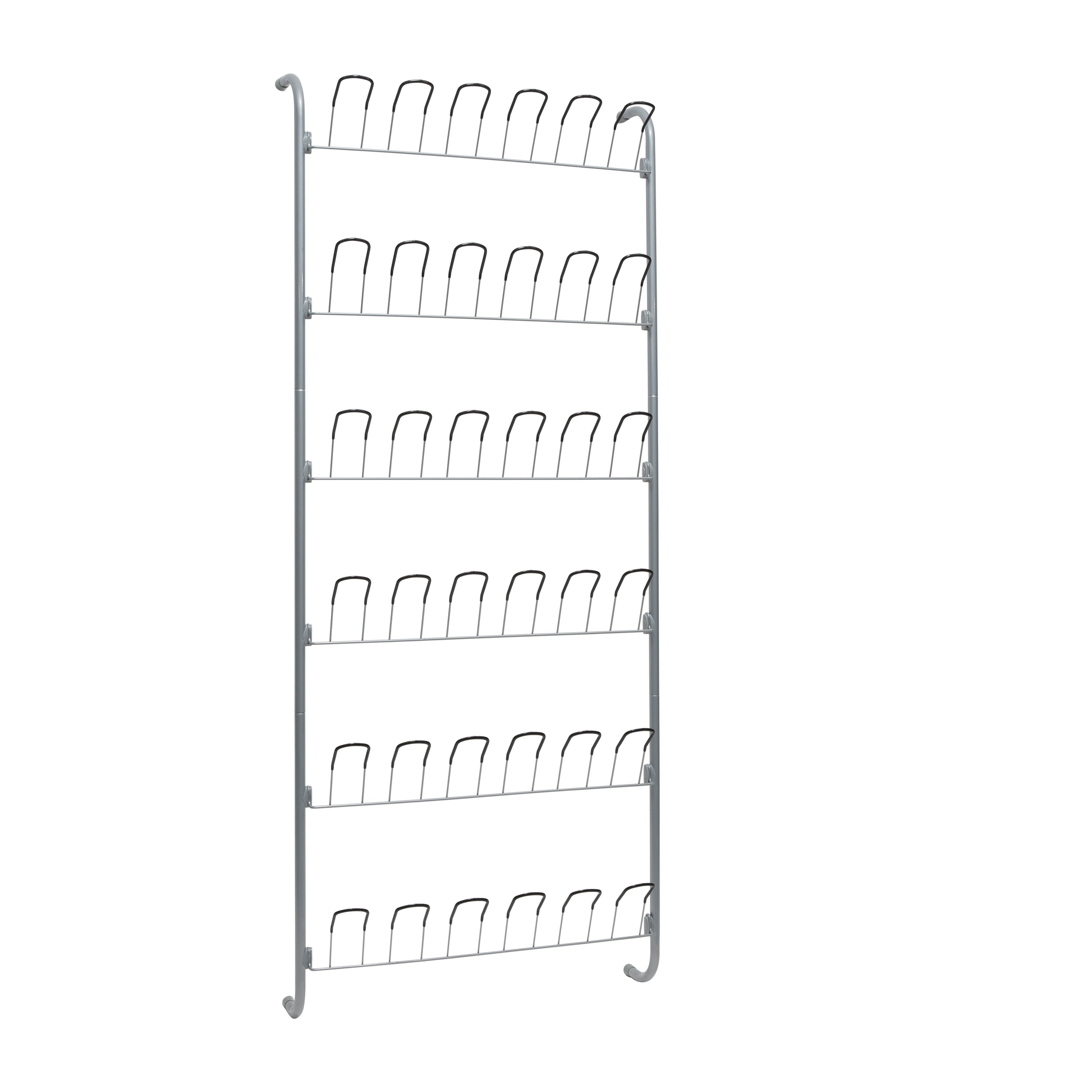 Organize It All 18 Pair Over the Door Shoe Rack