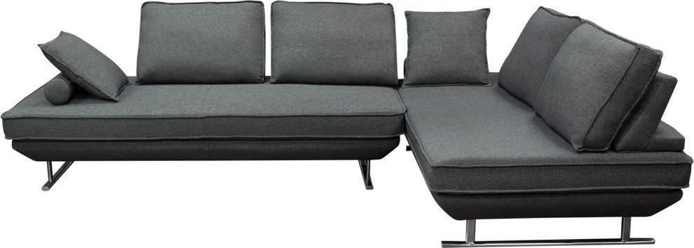 Diamond Sofa Dolce Lounge Seating Platforms Backrest Supports  2 Piece Set   Contemporary   Sectional Sofas   by HedgeApple  Houzz