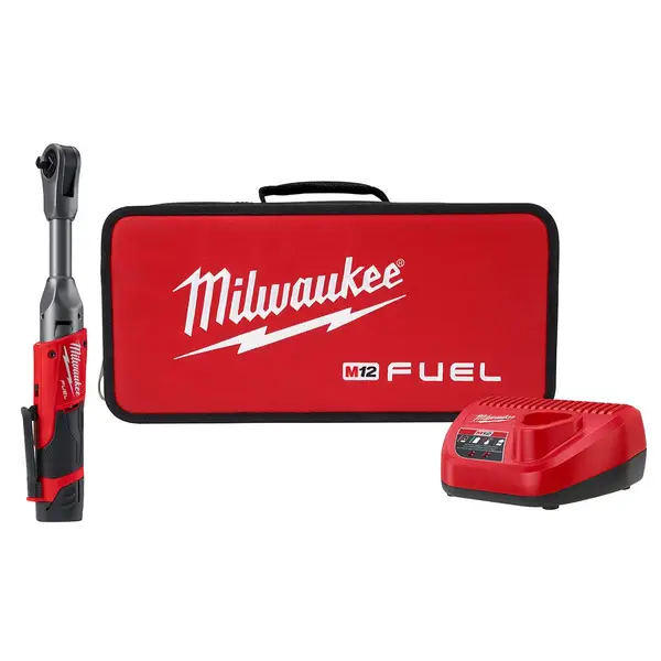 Milwaukee M12 FUEL 3/8 Extended Reach Ratchet Kit