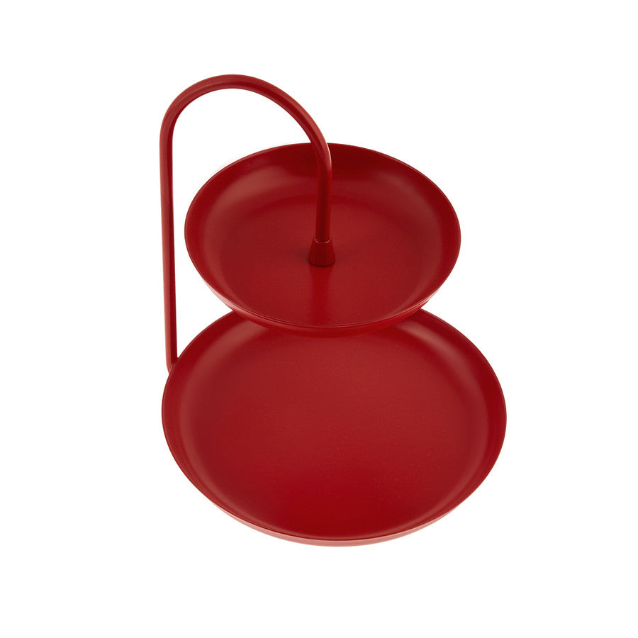 Karaca Eva Red Layered Cookie Holder 153.03.06.5159