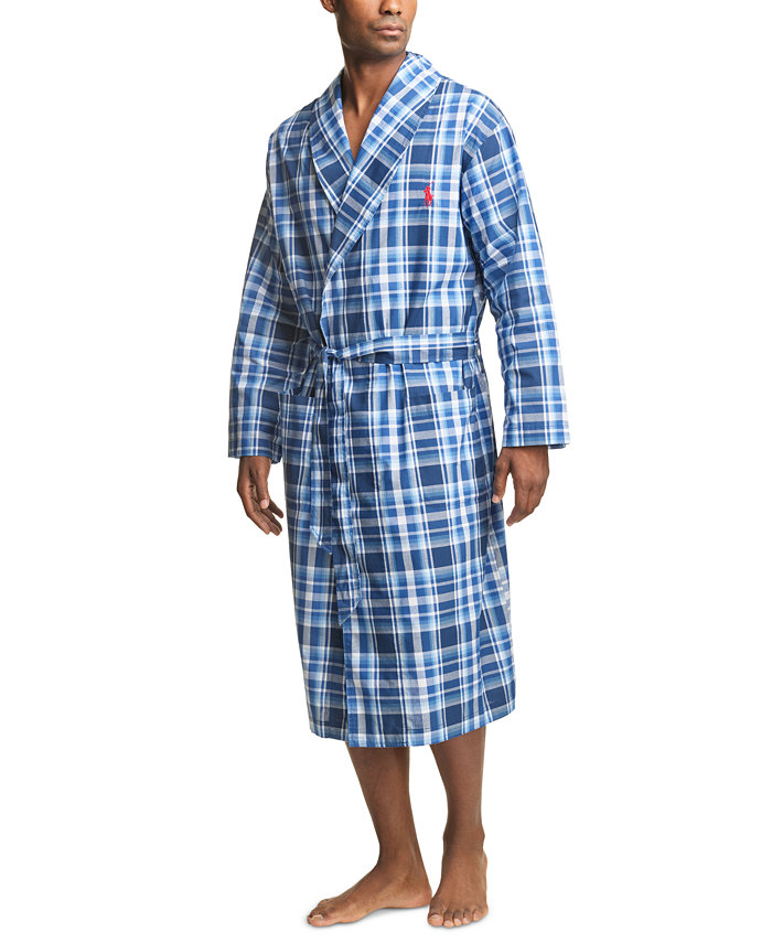 Polo Ralph Lauren Men's Plaid Woven Robe