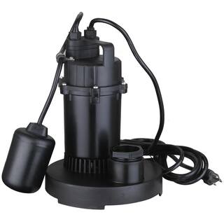 LEO 13 HP Thermoplastic Sump Pump with Tether Float Switch SUP033T-2