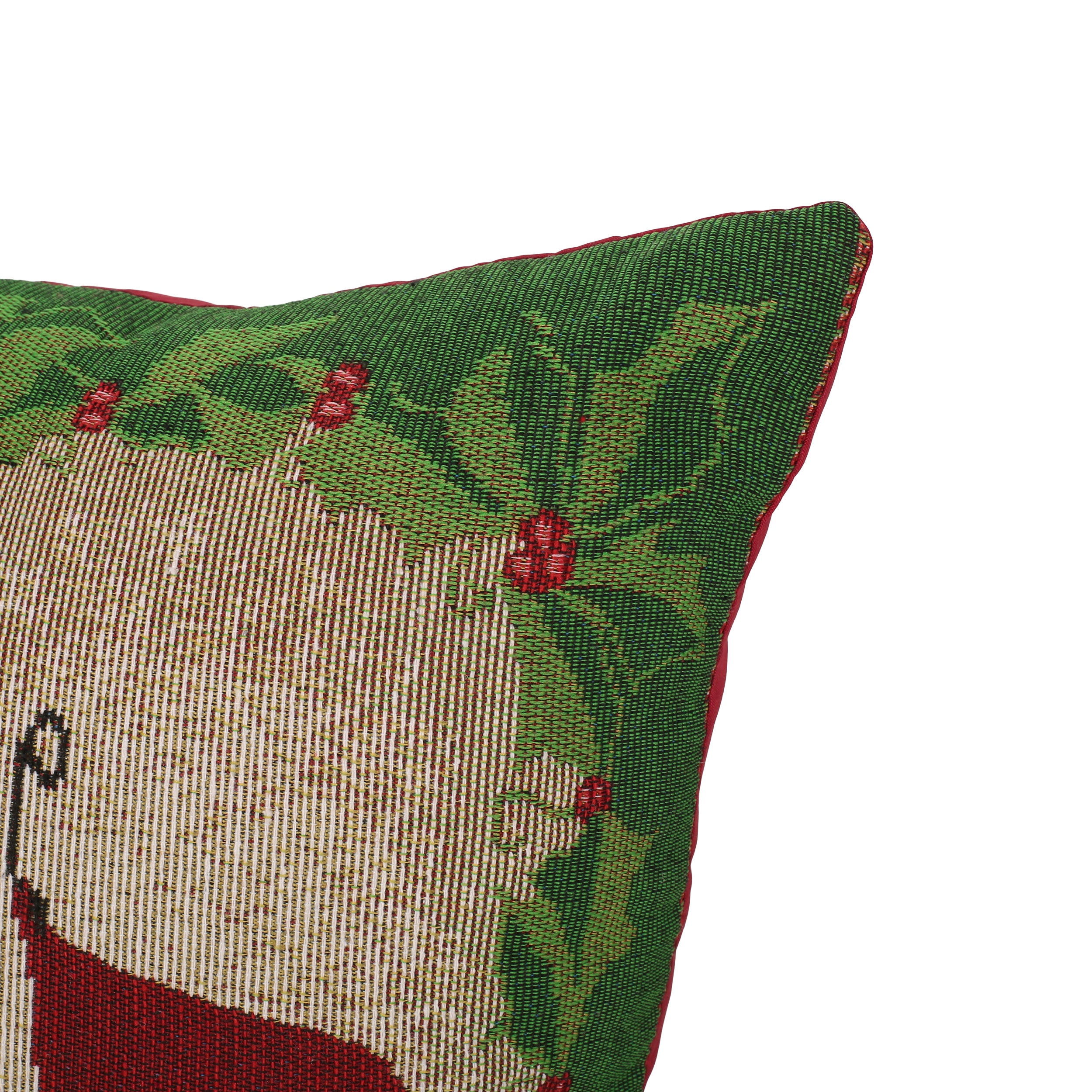 Tigue Modern Fabric Christmas Throw Pillow