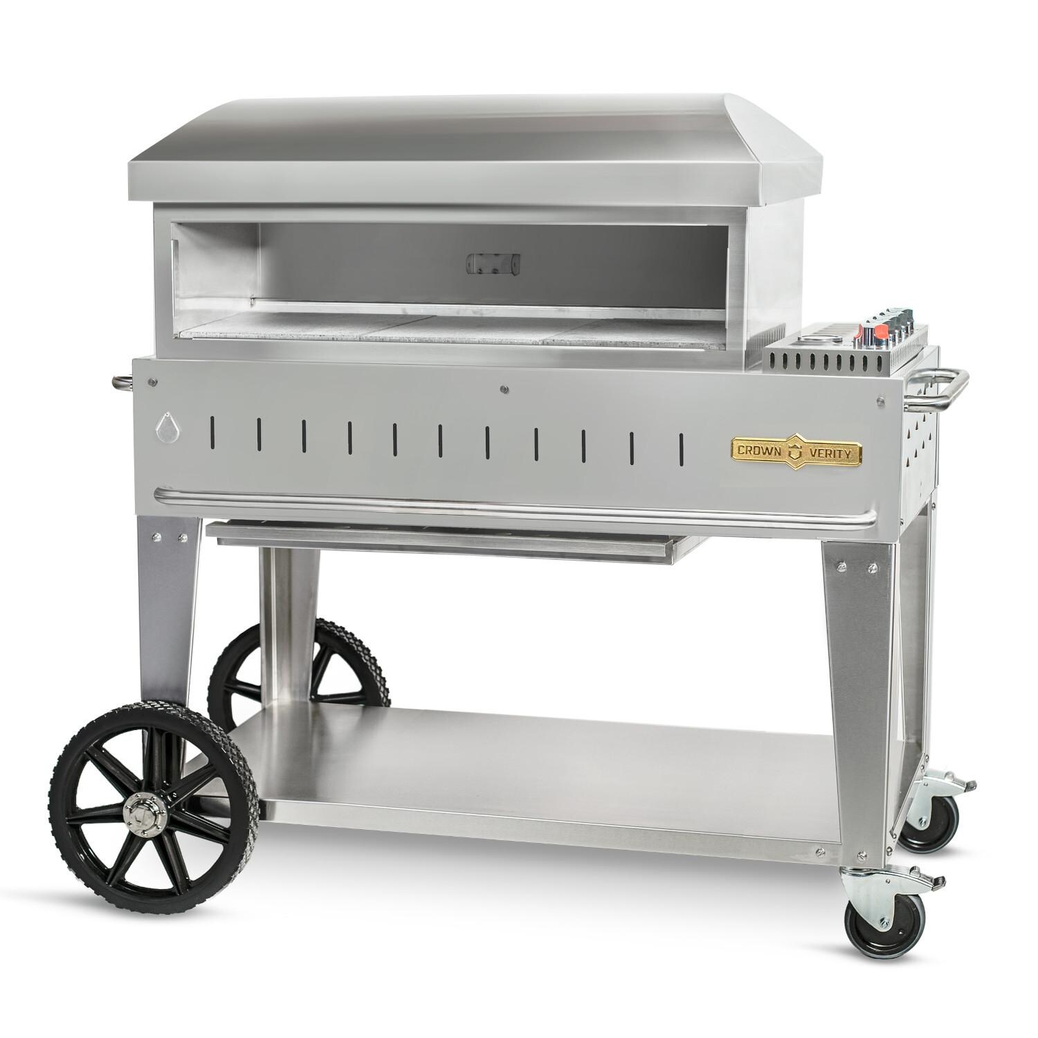 Crown Verity 36-Inch Mobile Natural Gas Pizza Oven