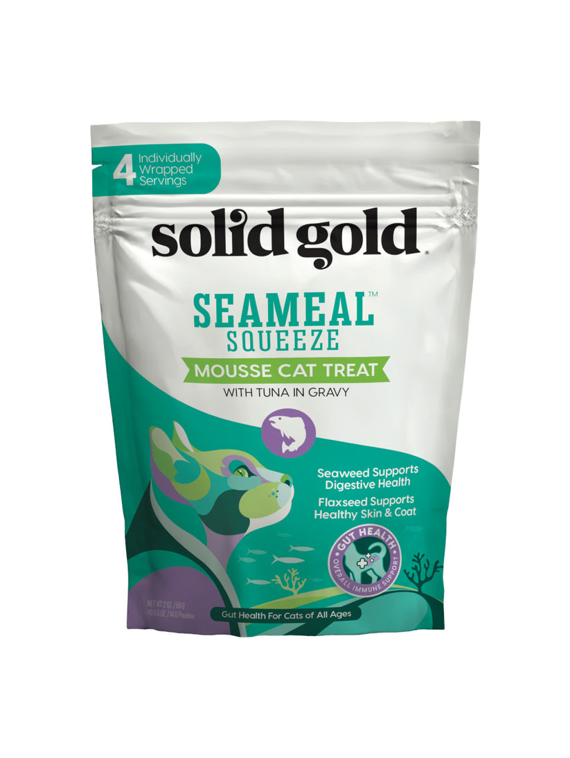 Solid Gold Seameal Squeeze Mousse Tuna In Gravy Cat Treat