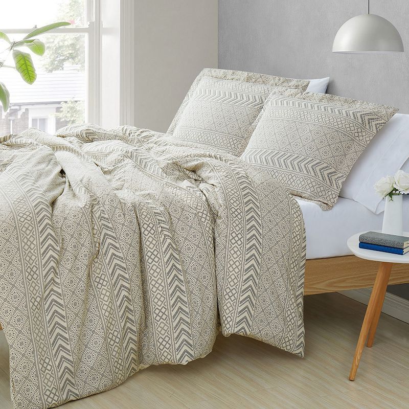 Brooklyn Loom Chase Duvet Cover Set with Shams