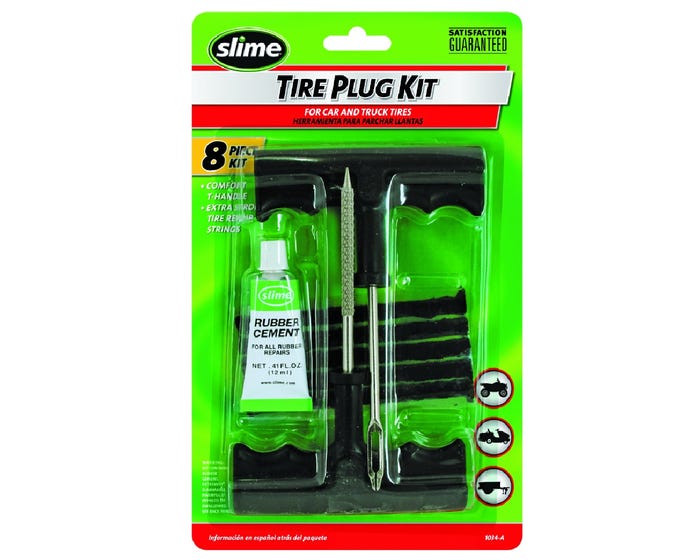 Slime T-Handle 8-Piece Tire Plug Kit - 1034-A