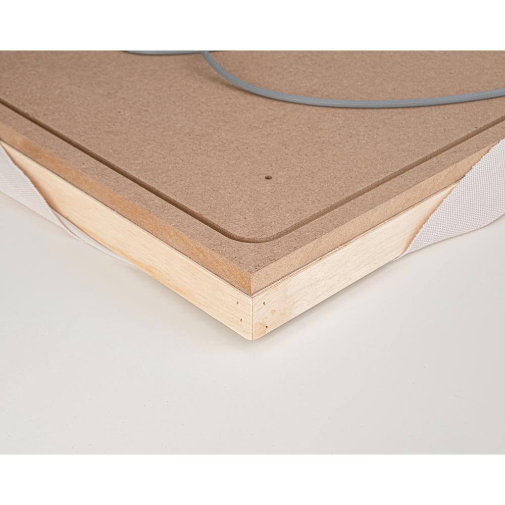 PROSOCOUSTIC WAVERoom Pro 1 in. x 24 in. x 48 in. Diffusion-Enhanced Sound Absorbing Acoustic Panel in Stone WRP-Single-BigPanel-ST