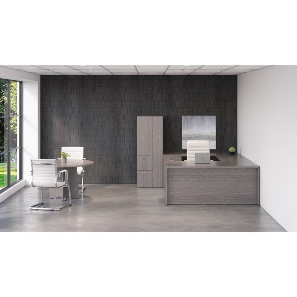 Lorell Weathered Charcoal Laminate Desking Pedestal