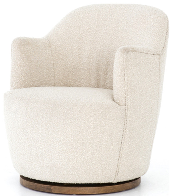 Albina Swivel Chair   Transitional   Armchairs And Accent Chairs   by Marco Polo Imports  Houzz