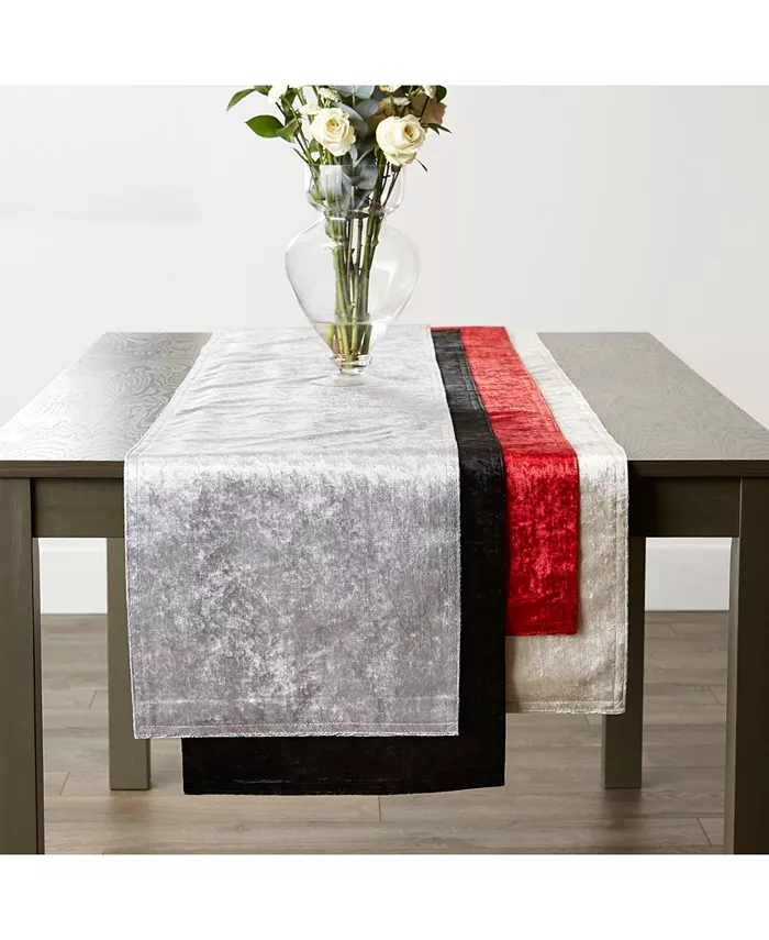 Design Imports Velvet Table Runner