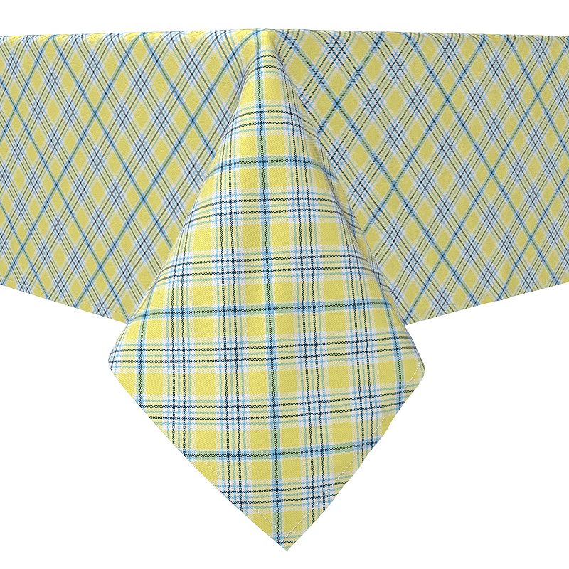 Square Tablecloth， 100% Cotton， 60x60， Plaid 13