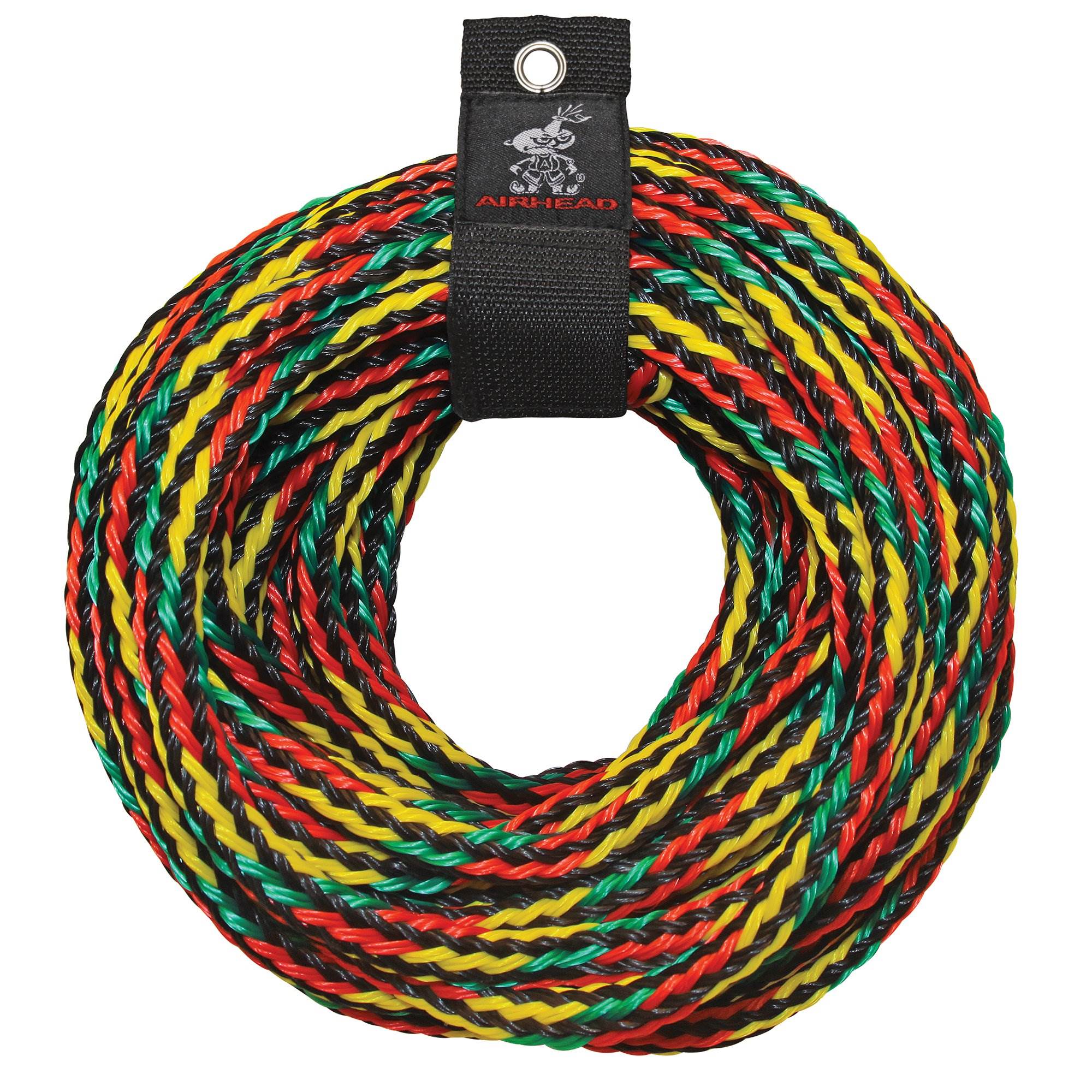 Kwik Tek Airhead 4 Rider Towable Tube 60 Foot Tow Rope Boat Lake (2 Pack)