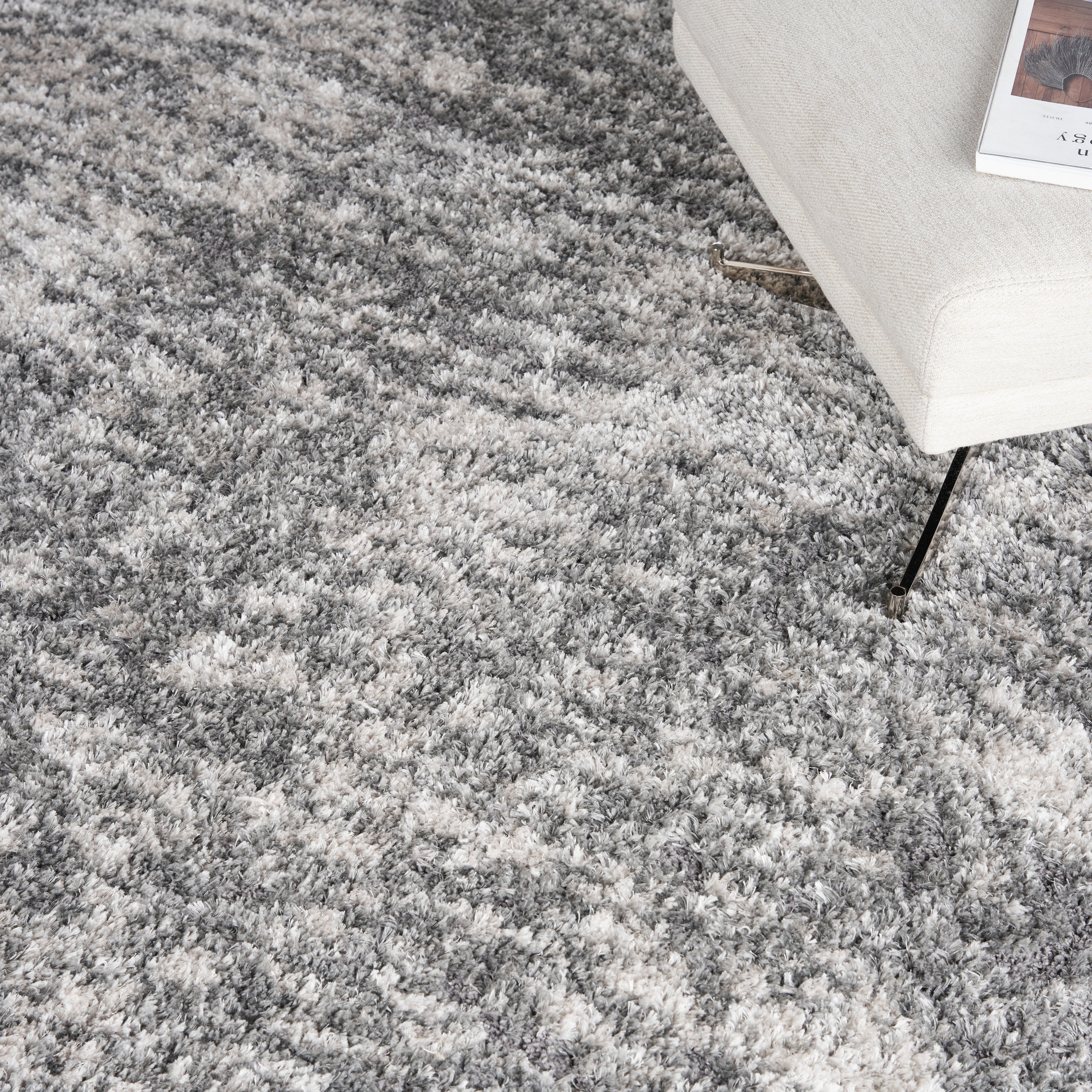 Dreamy Shag Charcoal/Grey Rug