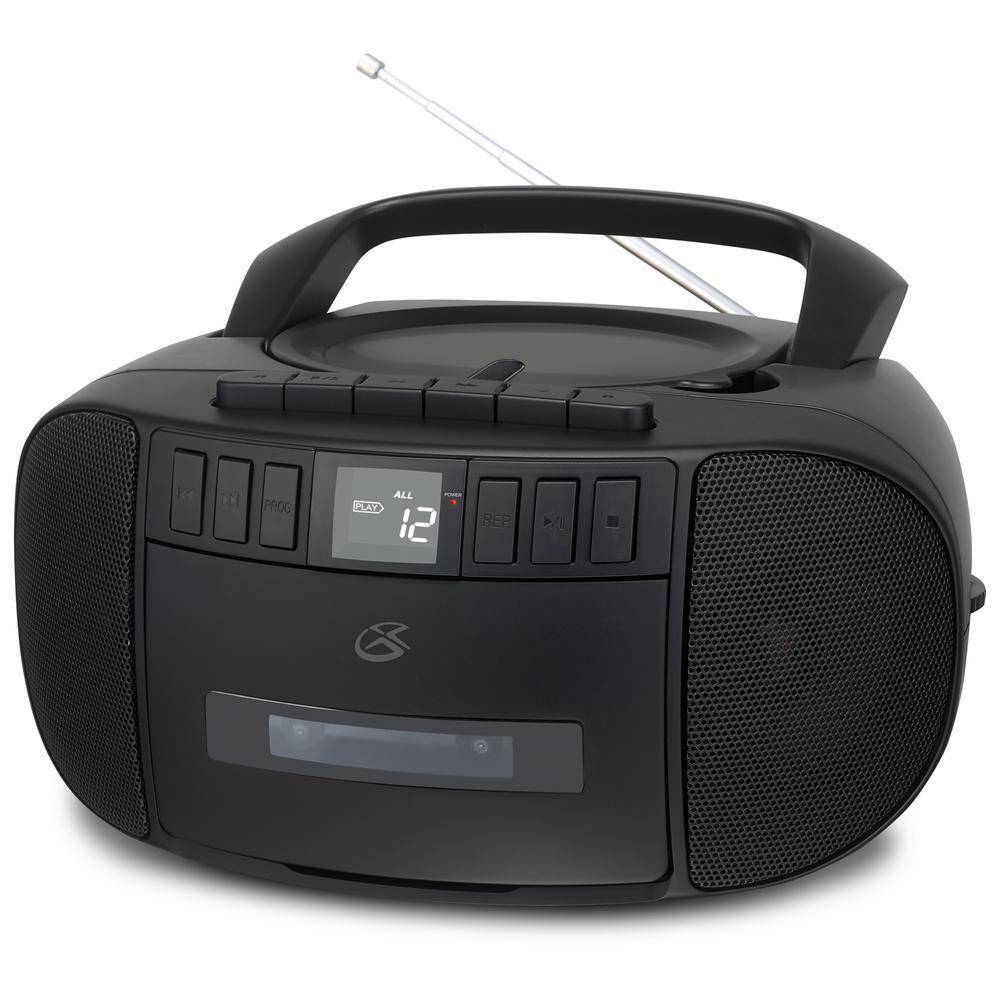 GPX Portable Stereo Boombox with AMFM CD Cassette BCA209B