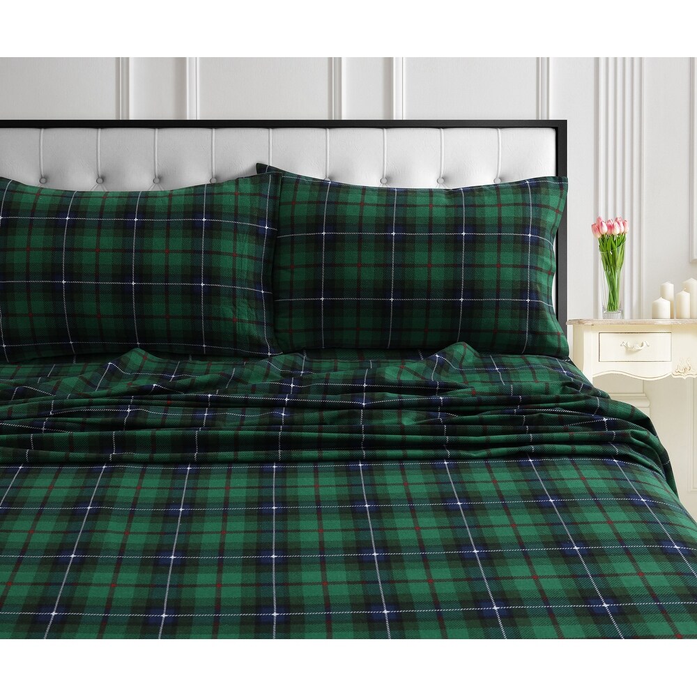 Cozy Ultra soft Flannel Deep Pocket Oversized Bed Sheet Set