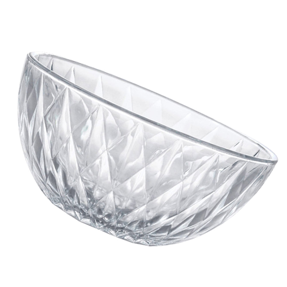 Etereauty Bowl Glass Bowls Fruit Noodle Crystal Punch Large Soup Salad Cereal Prep Serving Bowl Casserole Dish Instant Breakfast