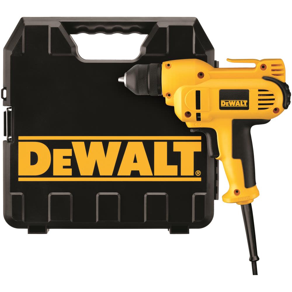 8-Amp 3/8-in Keyless Corded Drills with Case ;