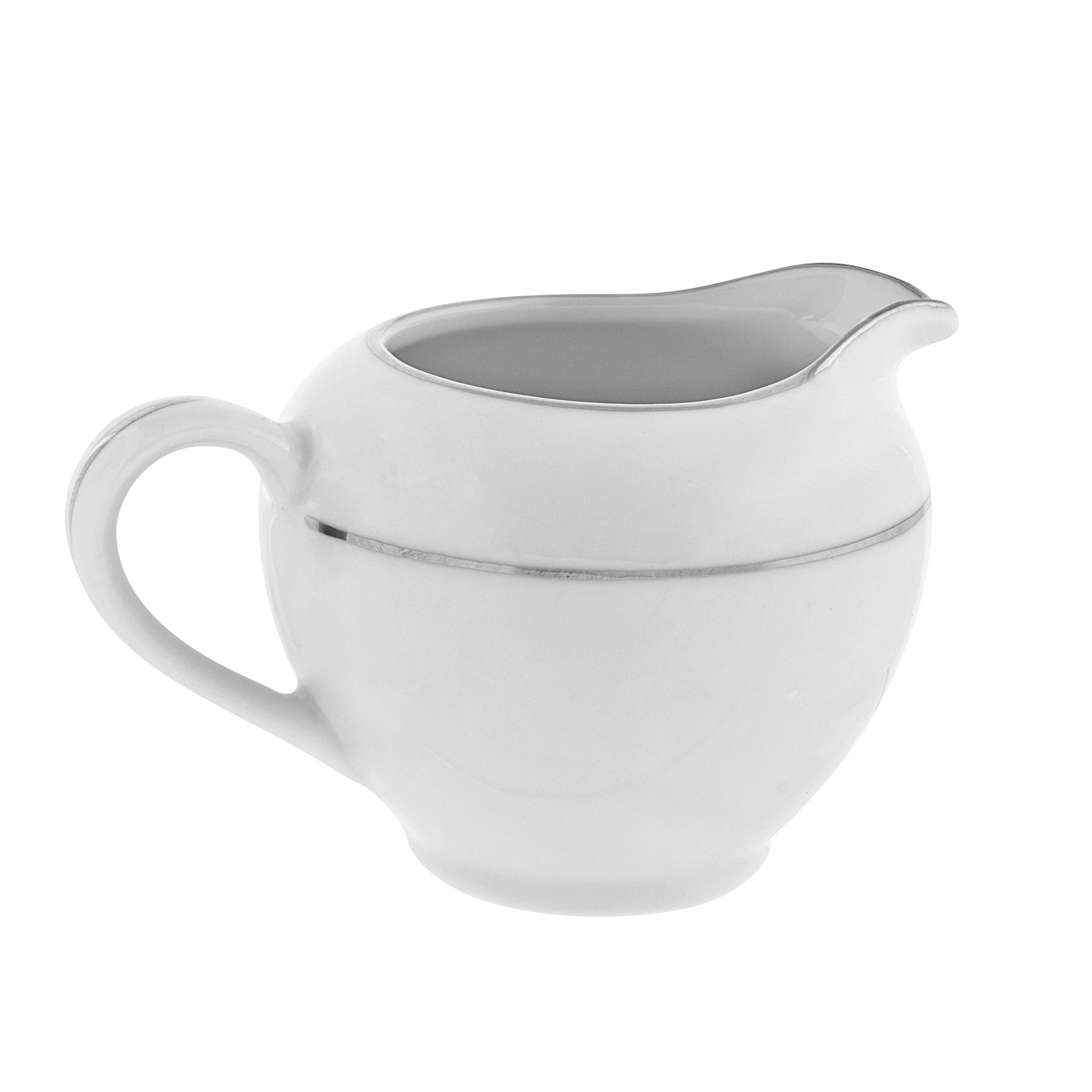 10 Strawberry Street Silver Double Line Creamer