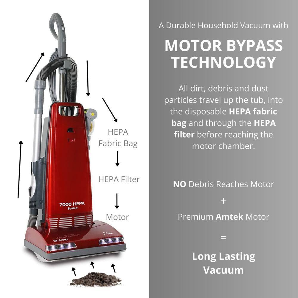 Prolux 7000 Upright Sealed HEPA Vacuum Cleaner with Tools Prolux_7000