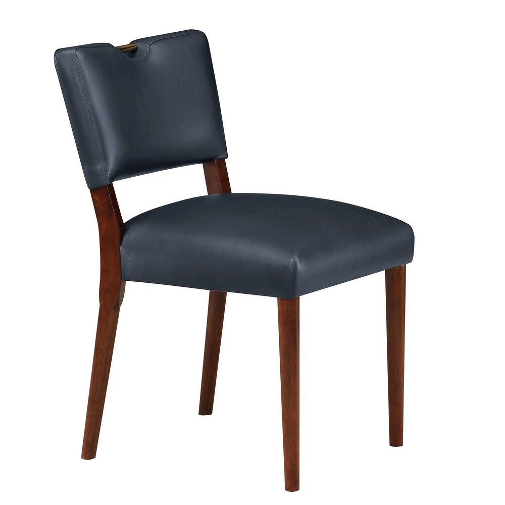 Faux Leather Dining Chair   Set of 2