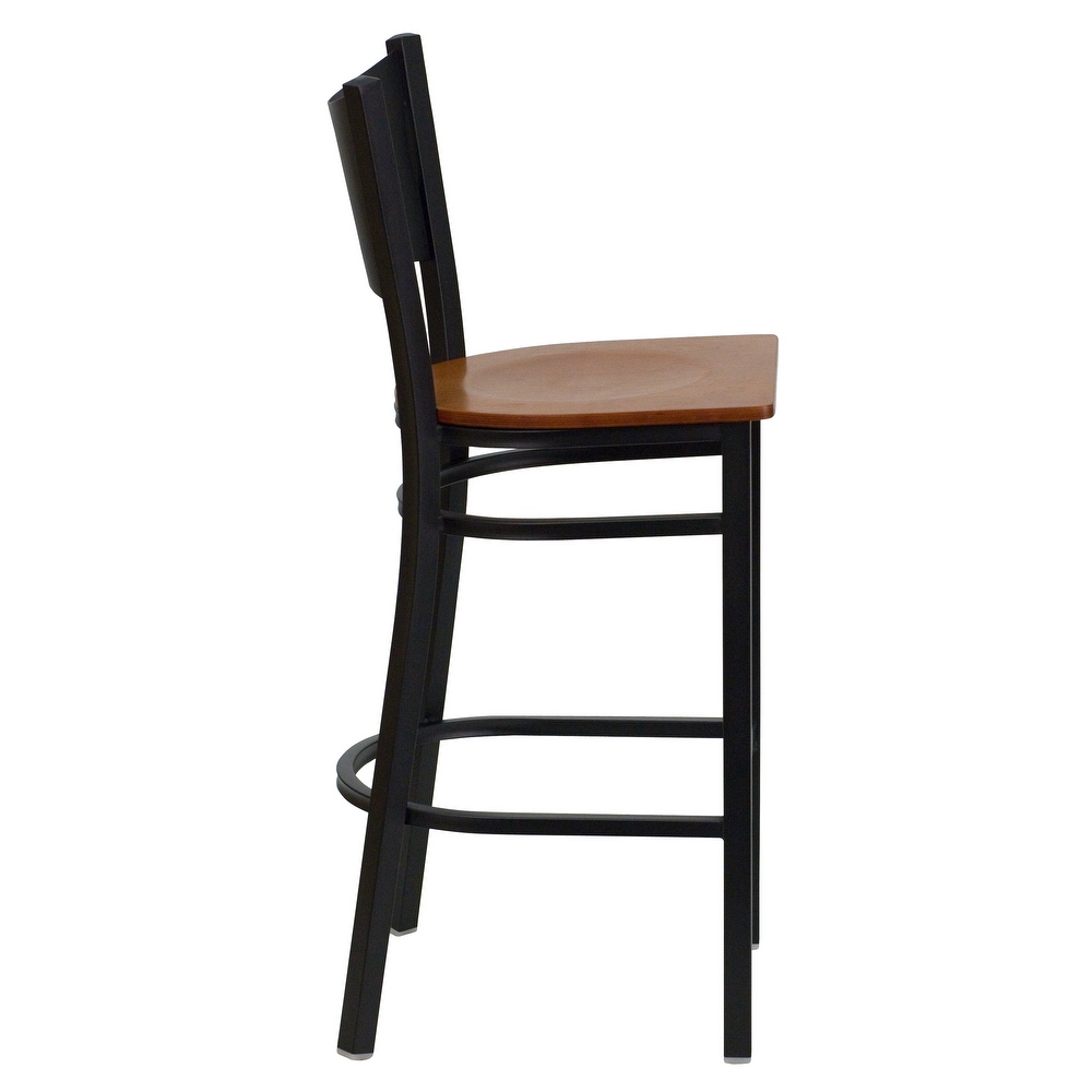 2 Pk. Coffee Back Metal Restaurant Barstool   18.25\