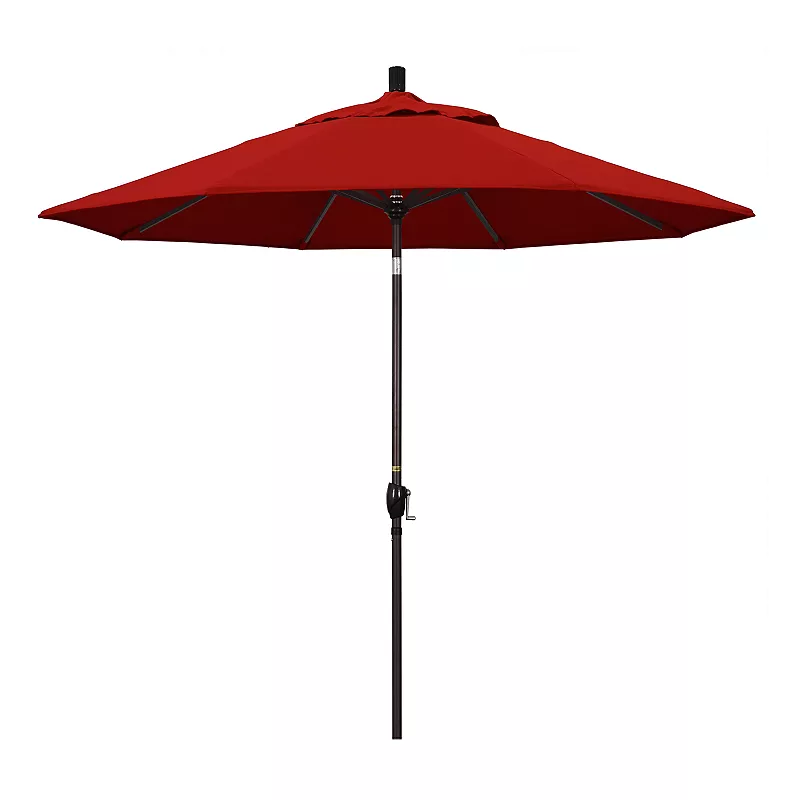 California Umbrella 9-ft. Pacific Trail Sunbrella Bronze Finish Patio Umbrella