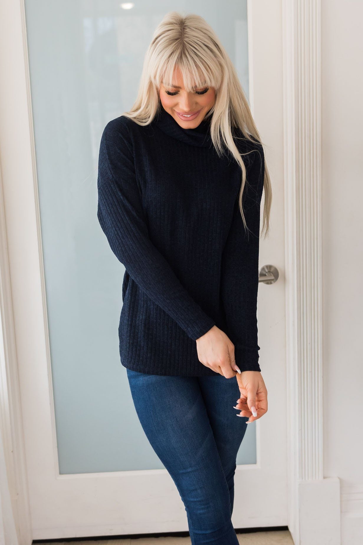 Cozy Basic Modest Turtleneck