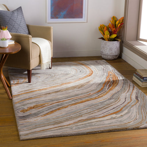 Kavita Modern Grey Rug