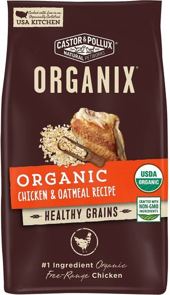 Castor and Pollux ORGANIX Organic Chicken and Oatmeal Recipe Dry Dog Food