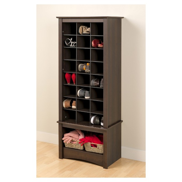 Tall Shoe Cubbie Cabinet Prepac