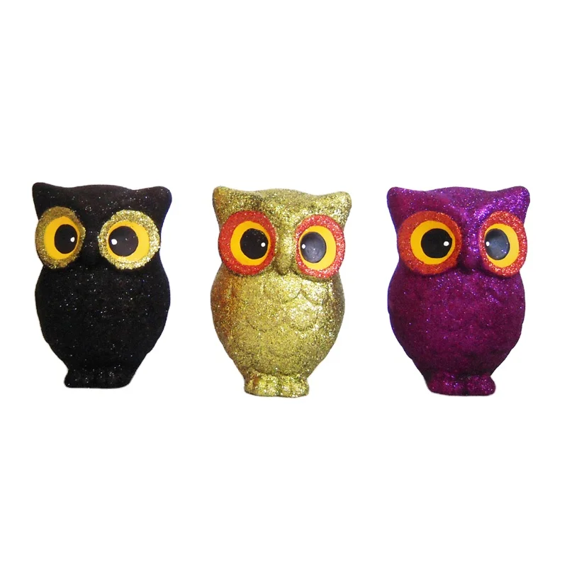 Wholesale Cheap Factory Supply Garden Ornaments Outdoor Miniatures Animal Craft Diy Owl Figurine Animal Decoration