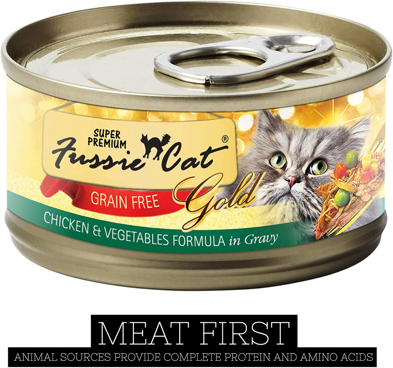 Fussie Cat Chicken and Vegetables， 2.8oz