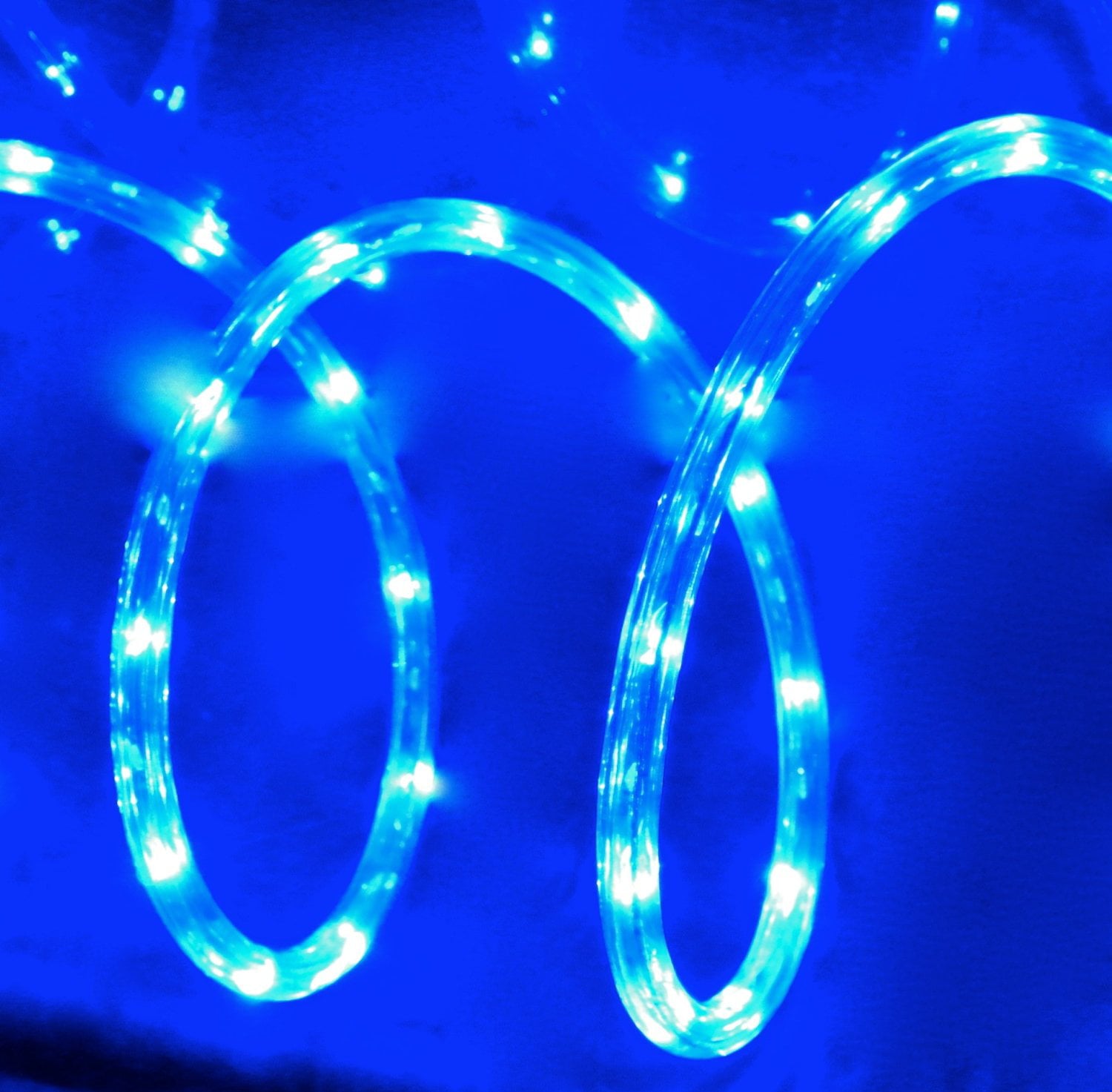 150 ft LED Rope Lights with Remote Controller 4 Lighting Mods Blue LED Rope String Light Party LED Flexible Fairy Lights for Indoor Outdoor Bedroom Pool Party Wedding Garden Decoration