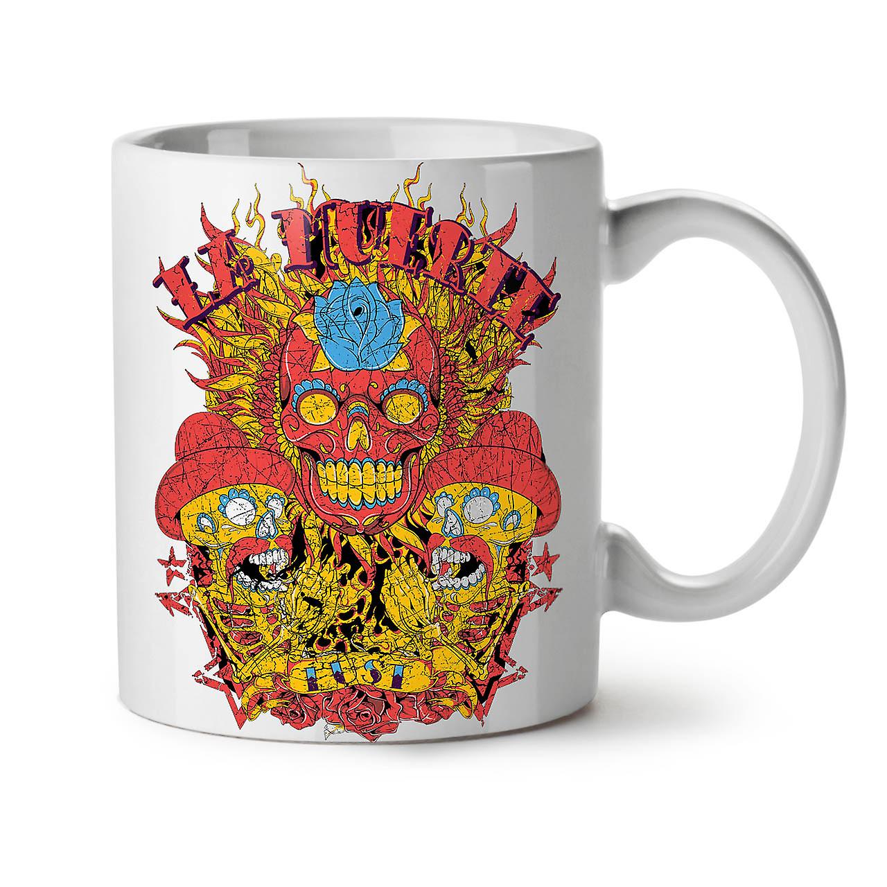 Day Of Dead Muerte NEW White Tea Coffee Ceramic Mug 11 oz | Wellcoda