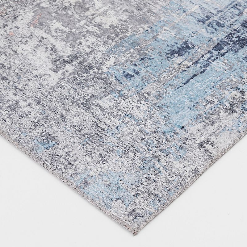 Loomaknoti Prudencia Blue and Gray Rug