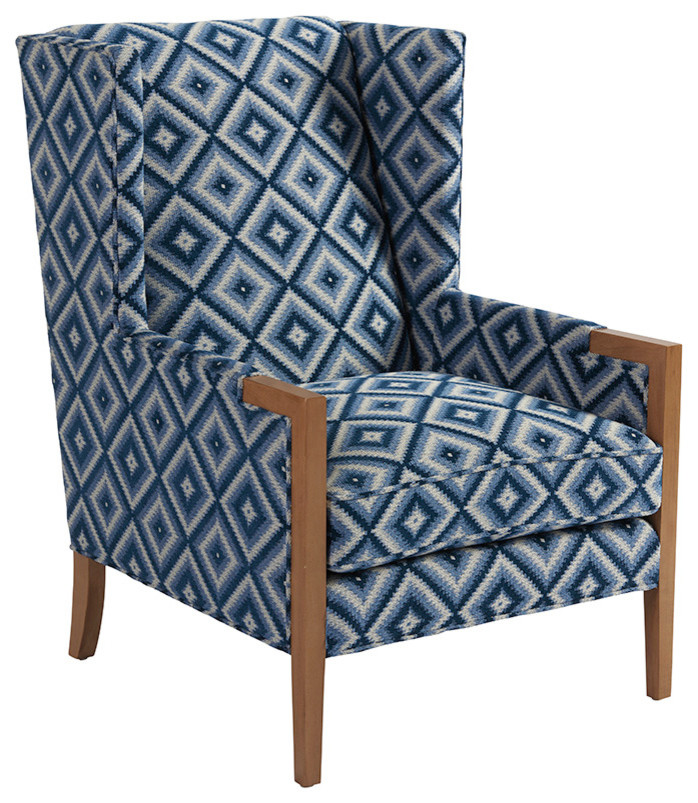 Stratton Wing Chair   Southwestern   Armchairs And Accent Chairs   by HedgeApple  Houzz