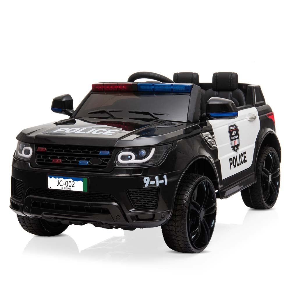 Yescom 12V Ride On Police Car Remote Control Headlights & MP3