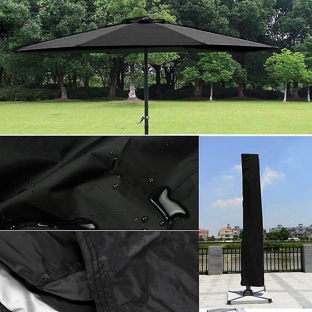 Umbrella Covers，waterproof and Uv-resistant 600d Patio Umbrella Zipper Cover