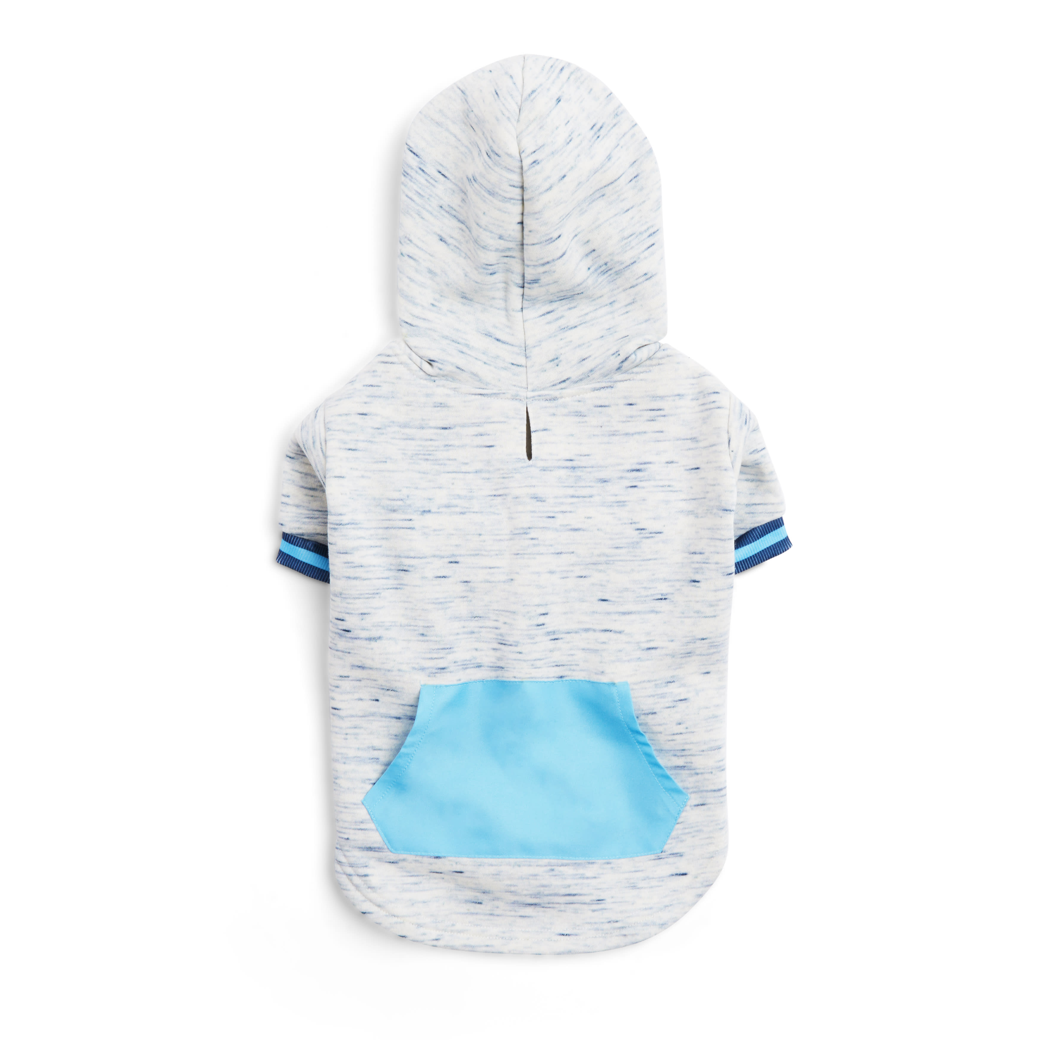 YOULY Blue Spacedye Dog Hoodie， X-Small