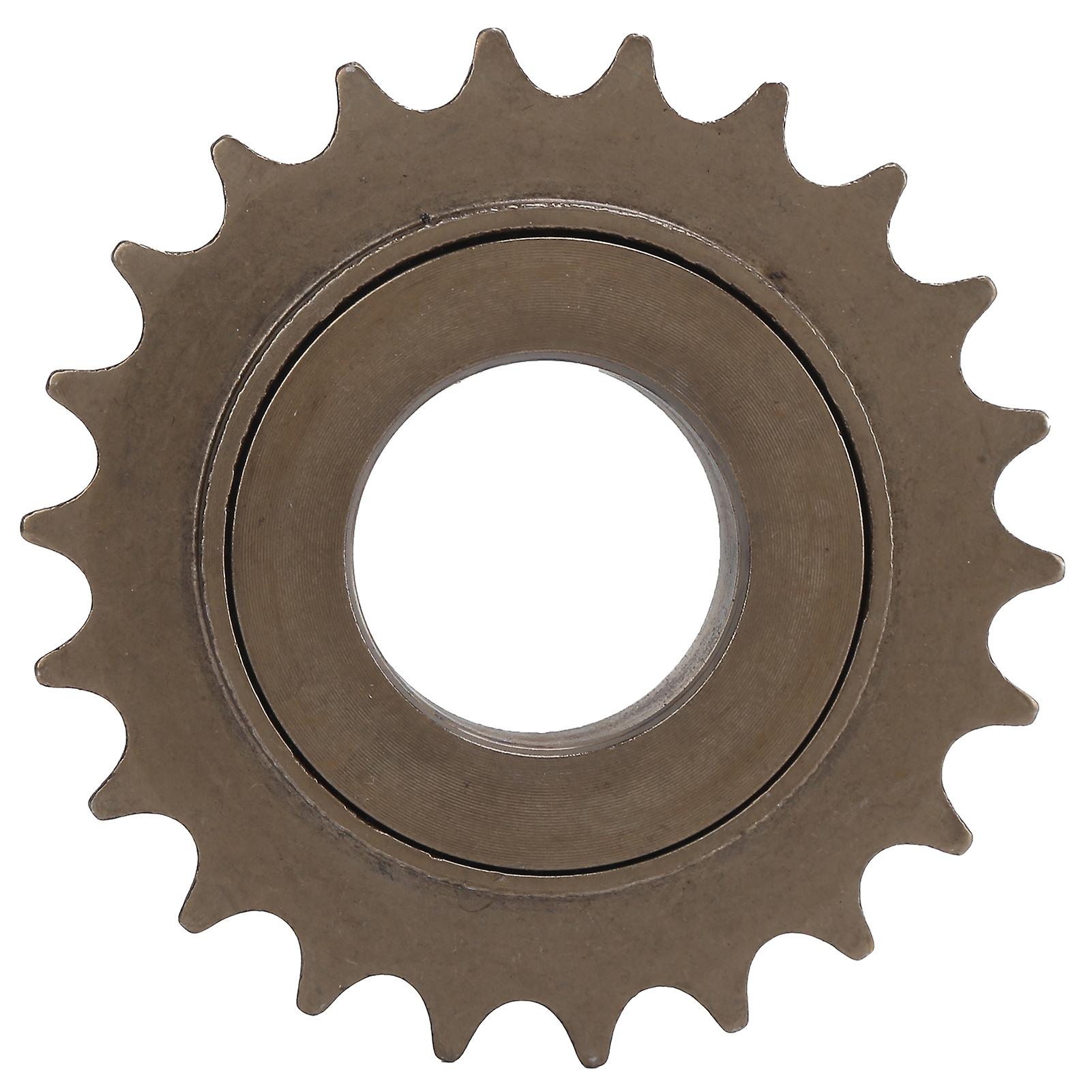 Bike Freewheel 22t Soft Sound Rotation Single Speed Wear Resisting Rust Proof Durable Cycling Accessorybrown